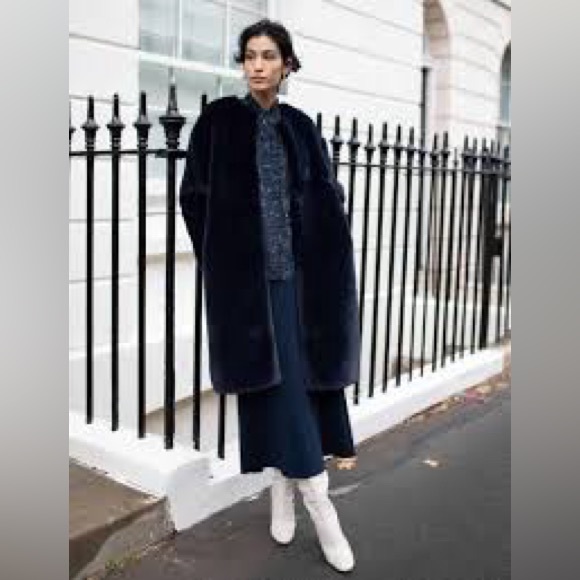 Nwt Cefinn faux fur coat size 6US - Picture 4 of 14